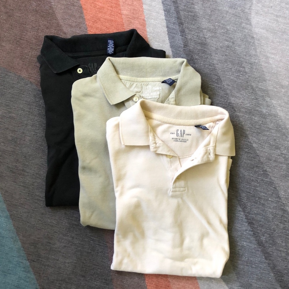 Gap pique polos (3)